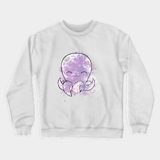 Cute purple octopus Crewneck Sweatshirt